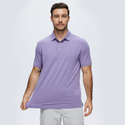 3-Pack Men’s Polo Shirts – Soft Breathable Short Sleeve Polos