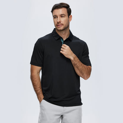 3-Pack Men’s Polo Shirts – Soft Breathable Short Sleeve Polos